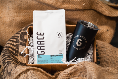 Grace Coffee Co. Tumbler + Coffee Bundle